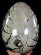 Masive, Septarian Dragon Egg Geode - Black Crystals #63133-3